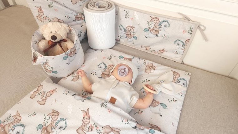 MimiNu, Duo, Karuzela, poszewka na poduszkę, 30-40 cm, 2 szt.