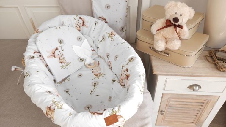 MimiNu, Kotki, prześcieradło do kołyski, 40-90 cm