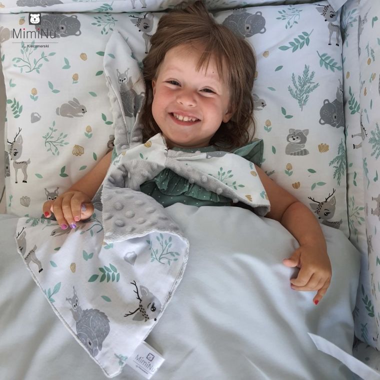 MimiNu, Leśni Przyjaciele, 2-częściowy komplet pościeli, 90-120 cm
