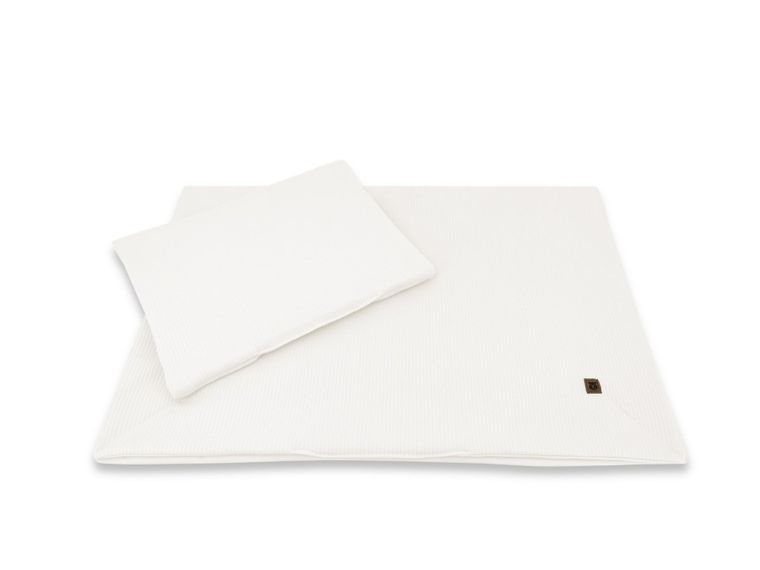 MimiNu, Soft, zestaw: pościel z wypełnieniem, TOG 1.75, ecru, 75-100 cm