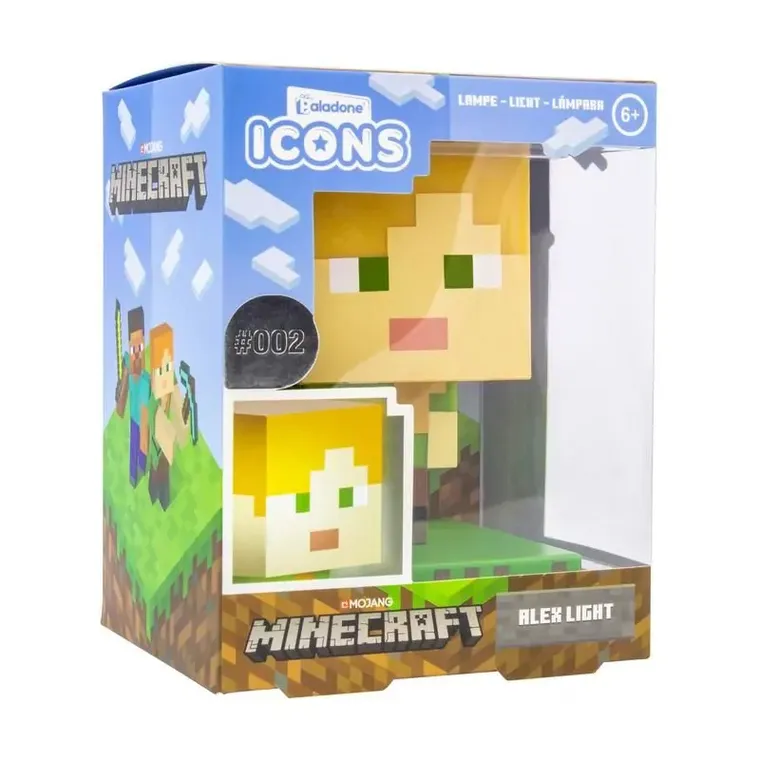 Minecraft, lampka, Icons, Alex