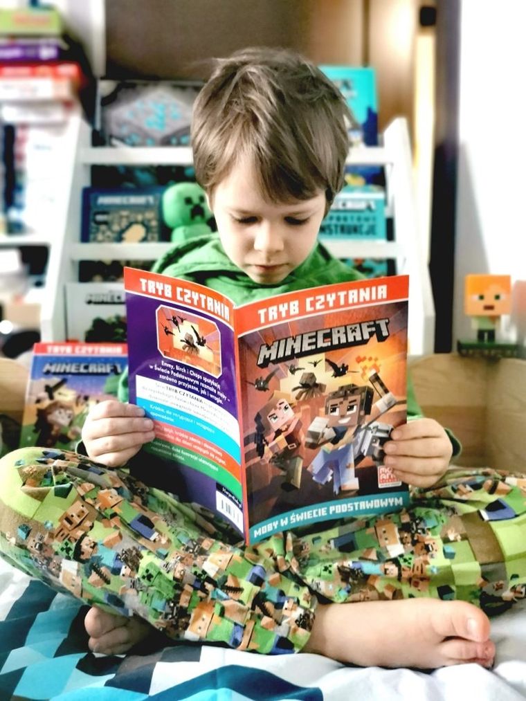 Minecraft. Moby w świecie podstawowym. Tryb czytania