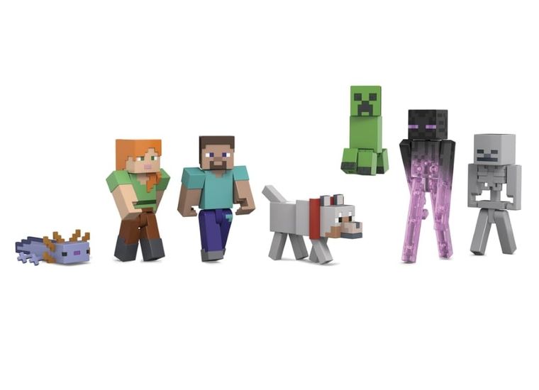 Minecraft, Moby, zestaw figurek