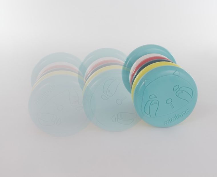 Miniland, Feel To Learn, piramidka edukacyjna, sorter