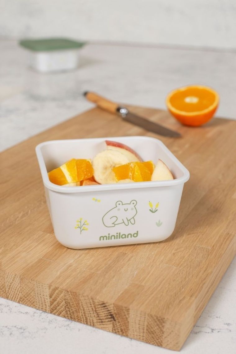 Miniland, Żabka, ECO-friendly, pojemniki hermetyczne, 2-400 ml