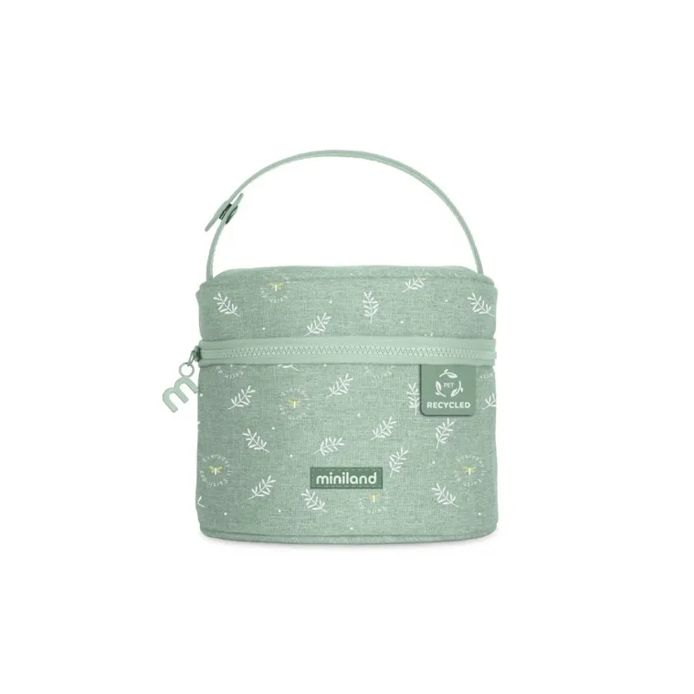 Miniland, Żabka, ECO-friendly, pojemniki szklane 2-250 ml + torba izotermiczna