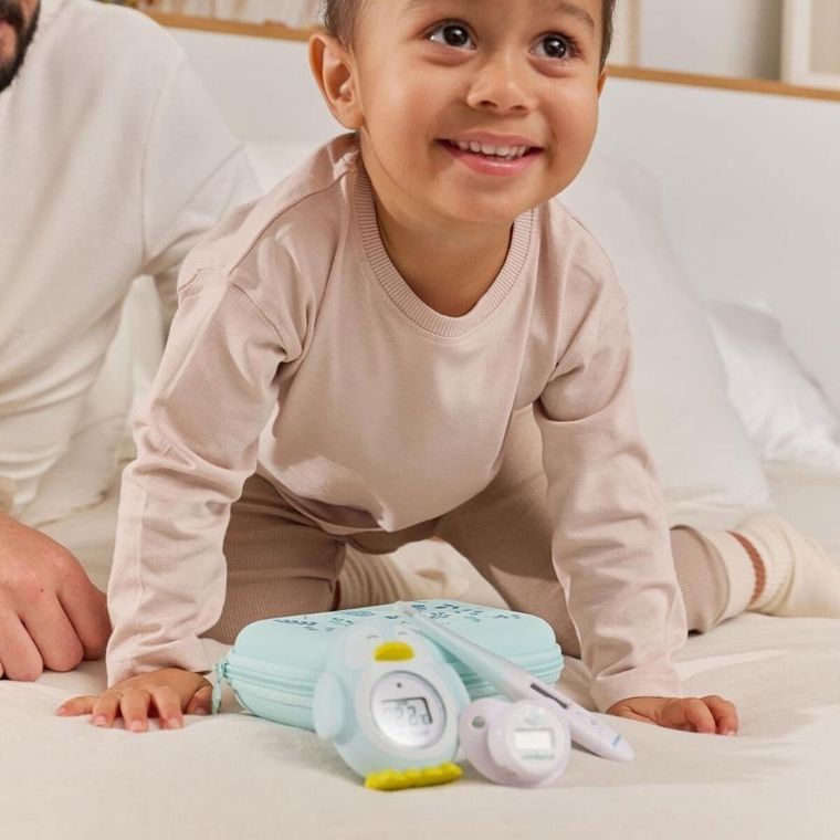 Miniland, zestaw 3 termometrów cyfrowych, niedźwiedź