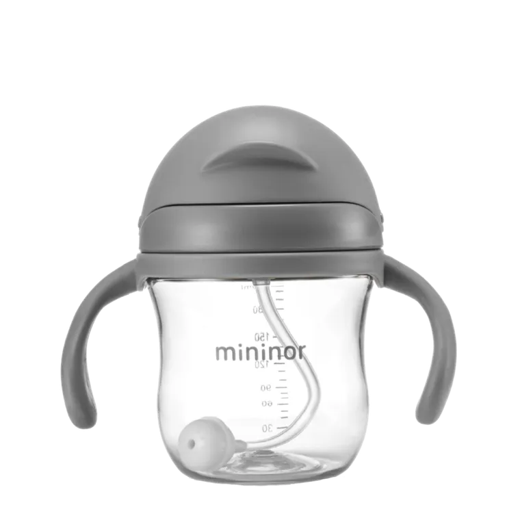 Mininor, bidon ze słomką, Grey Seal, 220 ml