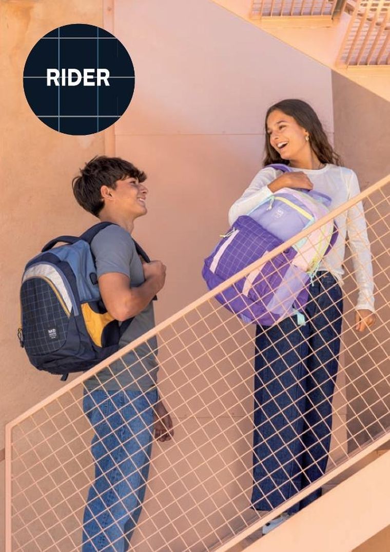 Miquelrius, Amsterdam, Rider, plecak trzykomorowy, czarny, 28l