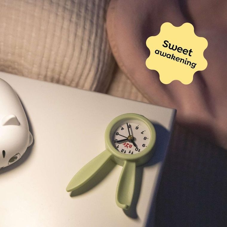 Miquelrius, budzik, królik, zielony