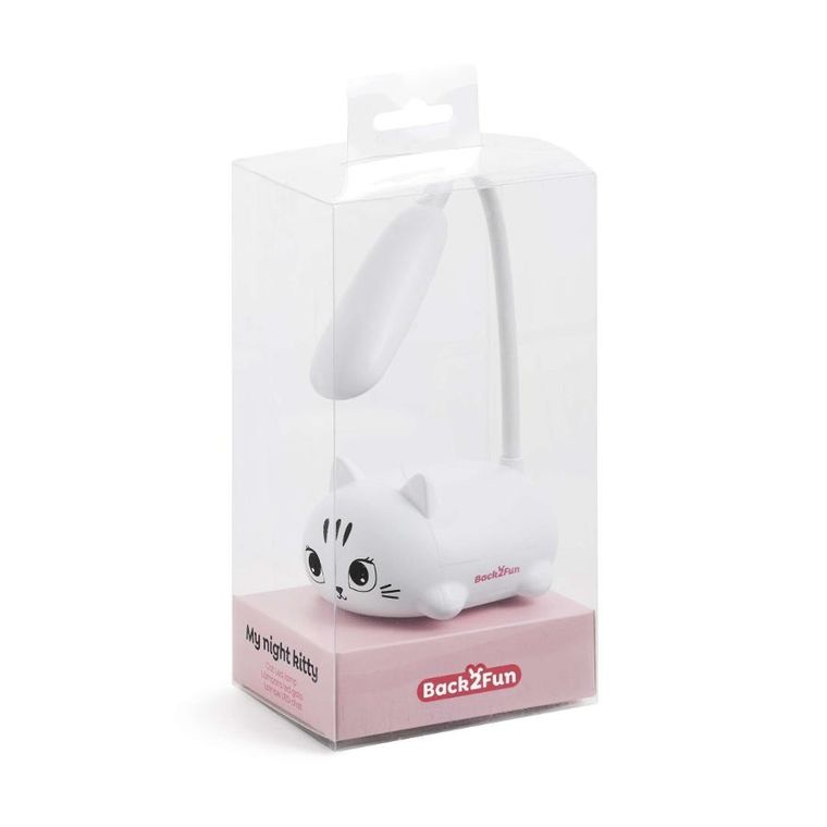 Miquelrius, lampka LED, kotek, biały