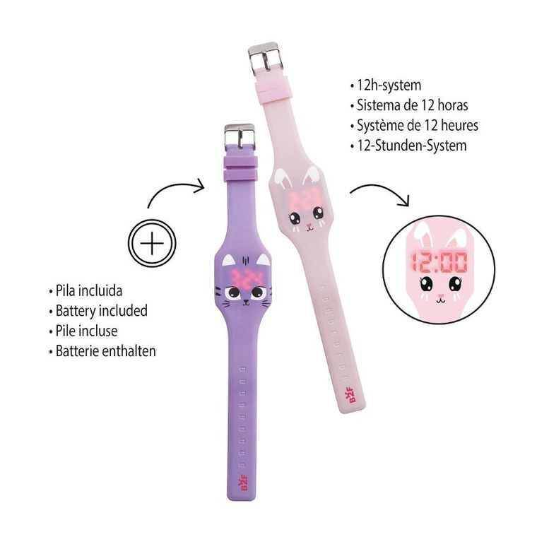 Miquelrius, zegarek cyfrowy, królik