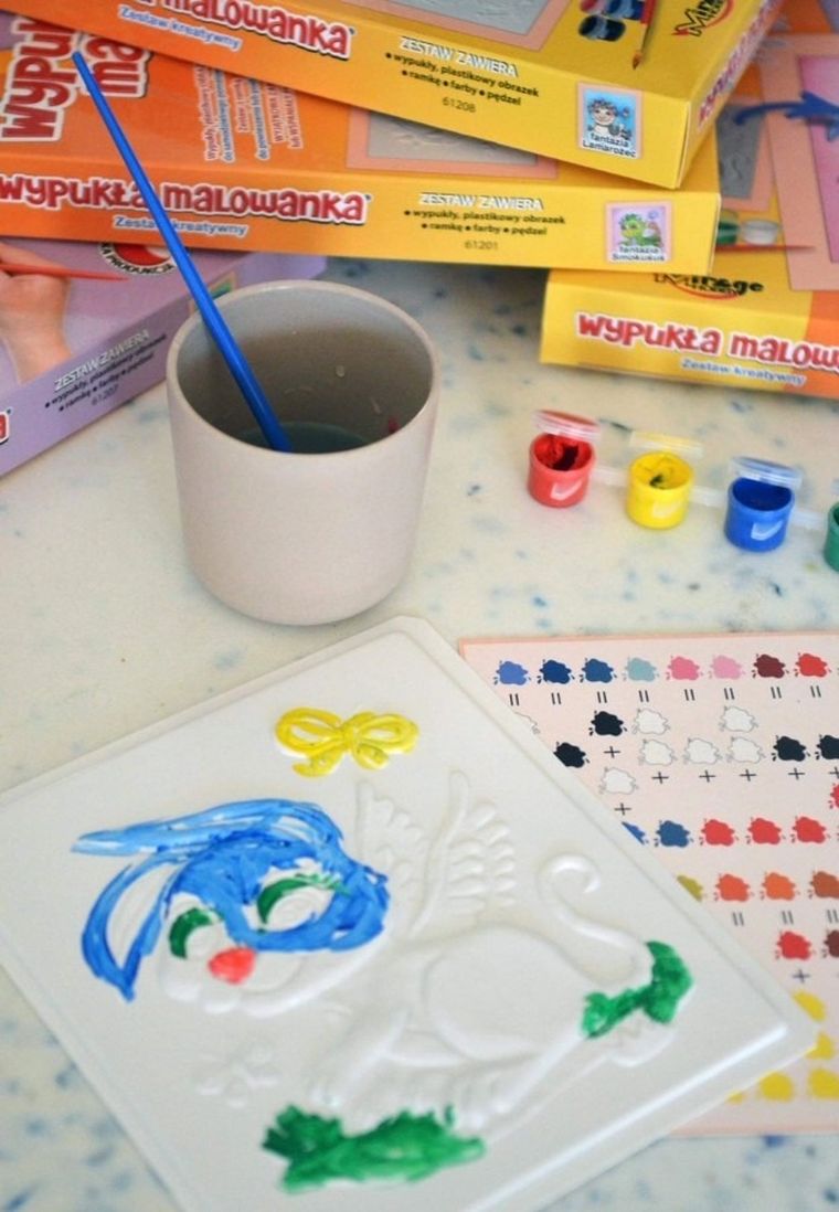 Mirage Hobby, Wypukła Malowanka, zestaw kreatywny do malowania, Jednorożec Słońce