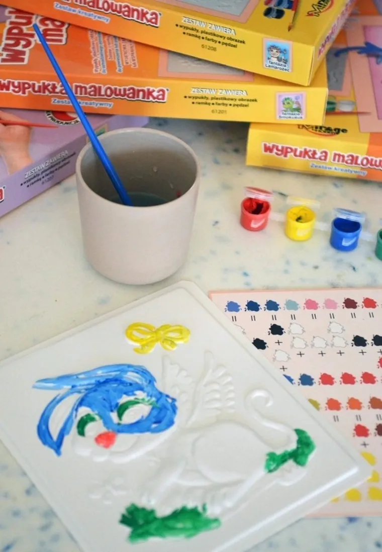 Mirage Hobby, Wypukła Malowanka, zestaw kreatywny do malowania, Kot Dachowiec