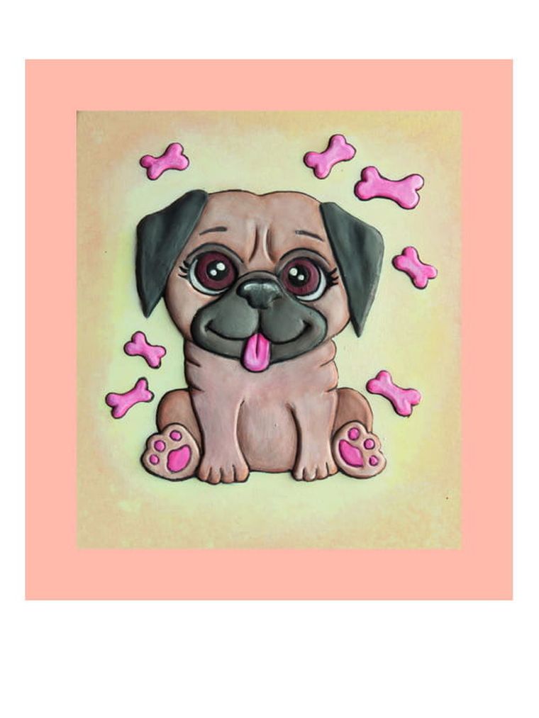 Mirage Hobby, Wypukła Malowanka, zestaw kreatywny do malowania, Zwierzątka