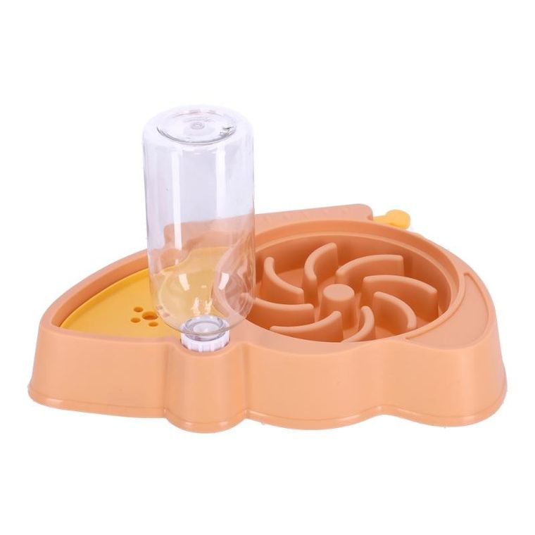 Miska z automatycznym dozownikiem wody dla psa i kota 2w1, różowa