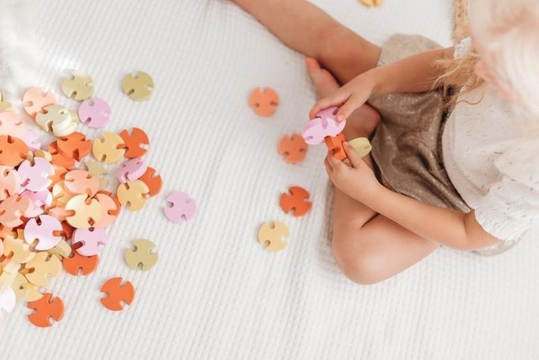 Moes, piankowe klocki konstrukcyjne, 50 elementów