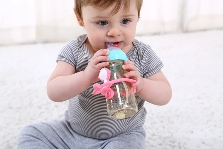 Mombella, Małpka, gryzak zabawka, różowa