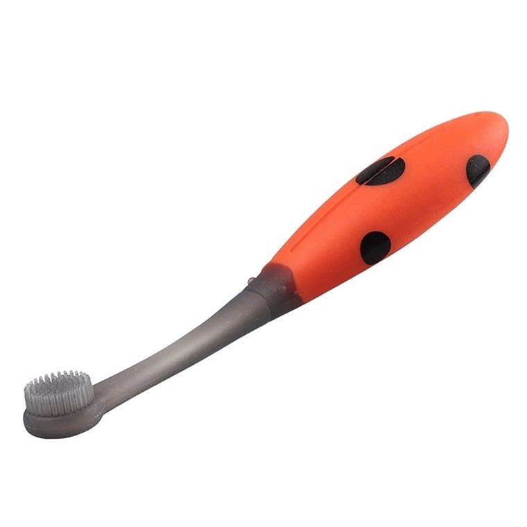 Mombella, pierwsza szczoteczka do zębów dla dzieci, silikonowa