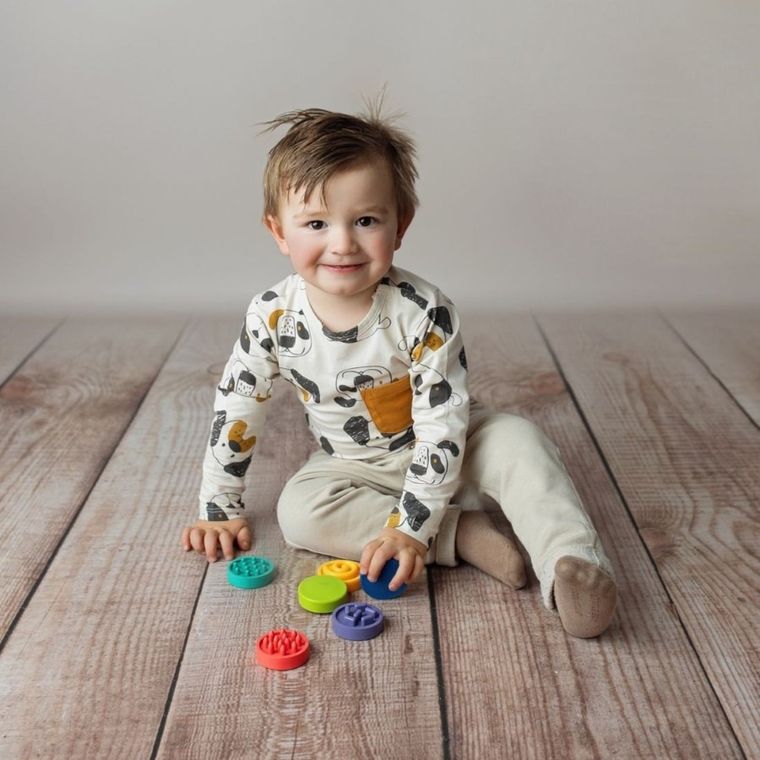 Mom's Care, Kółeczka XL, puzzle sensoryczne