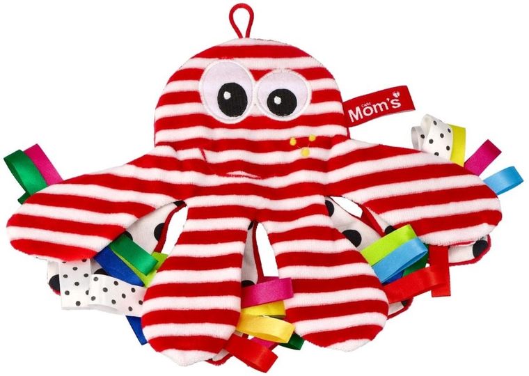 Mom's Care, szeleszcząca ośmiornica, zawieszka, kontrastowa zabawka sensoryczna