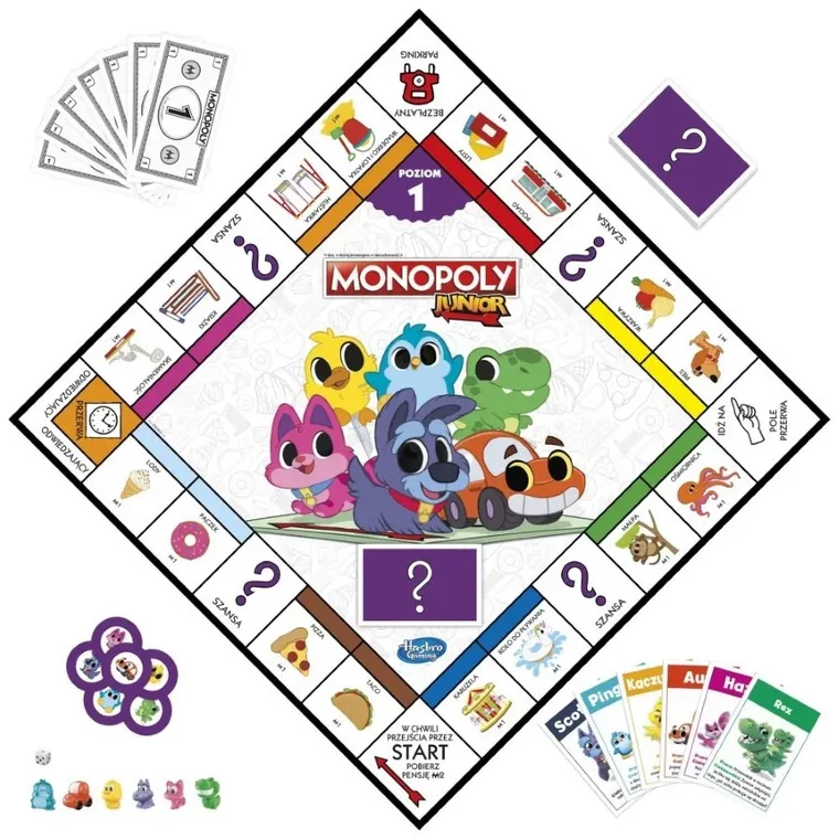 Monopoly Junior, gra familijna 2w1