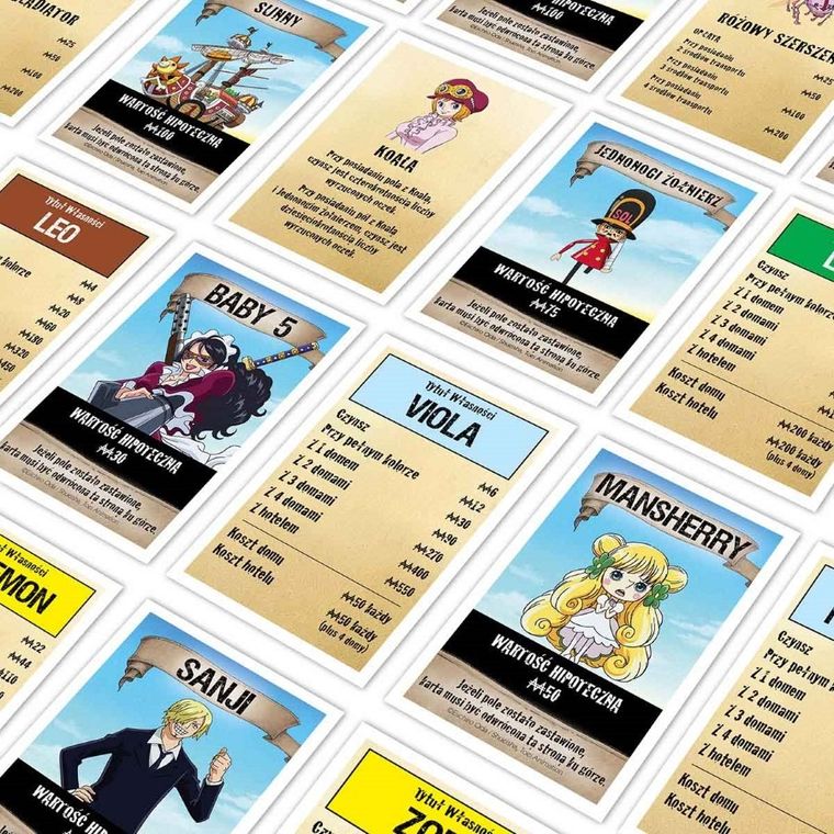 Monopoly, One Piece, gra ekonomiczna