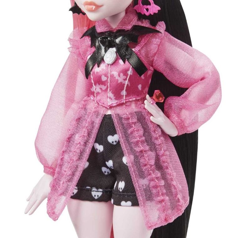 Monster High, Draculaura, lalka podstawowa z akcesoriami