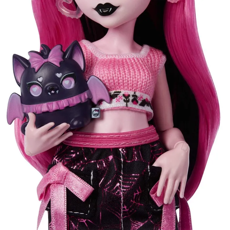 Monster High, Straszyrelaks Self-Care, Draculaura, zestaw z lalką i akcesoriami