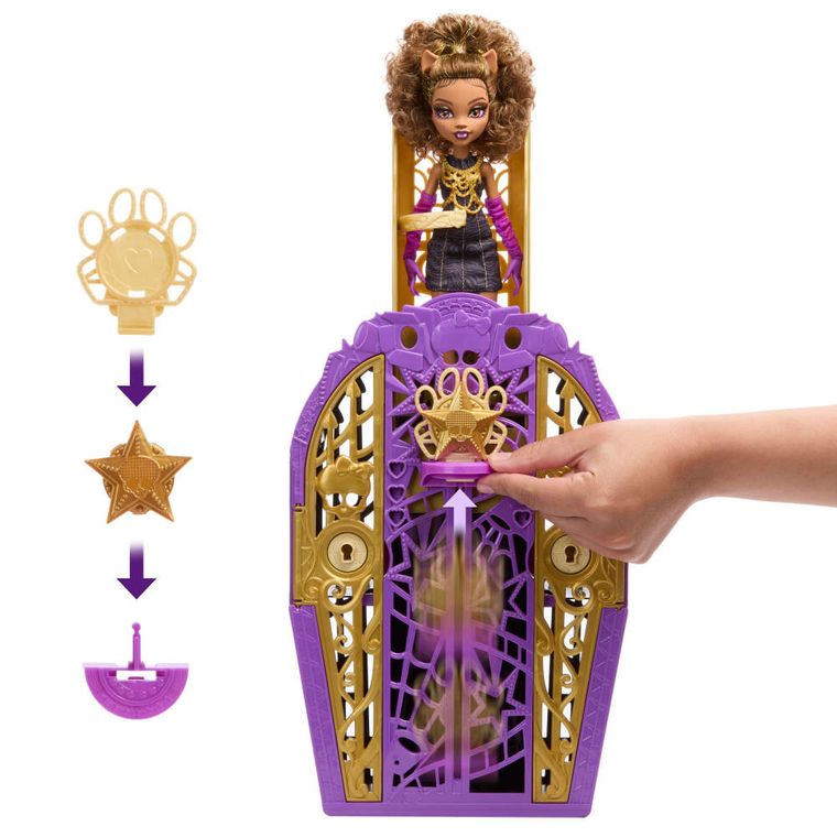 Monster High, Straszysekrety, Seria 6, lalka Clawdeen Wolf
