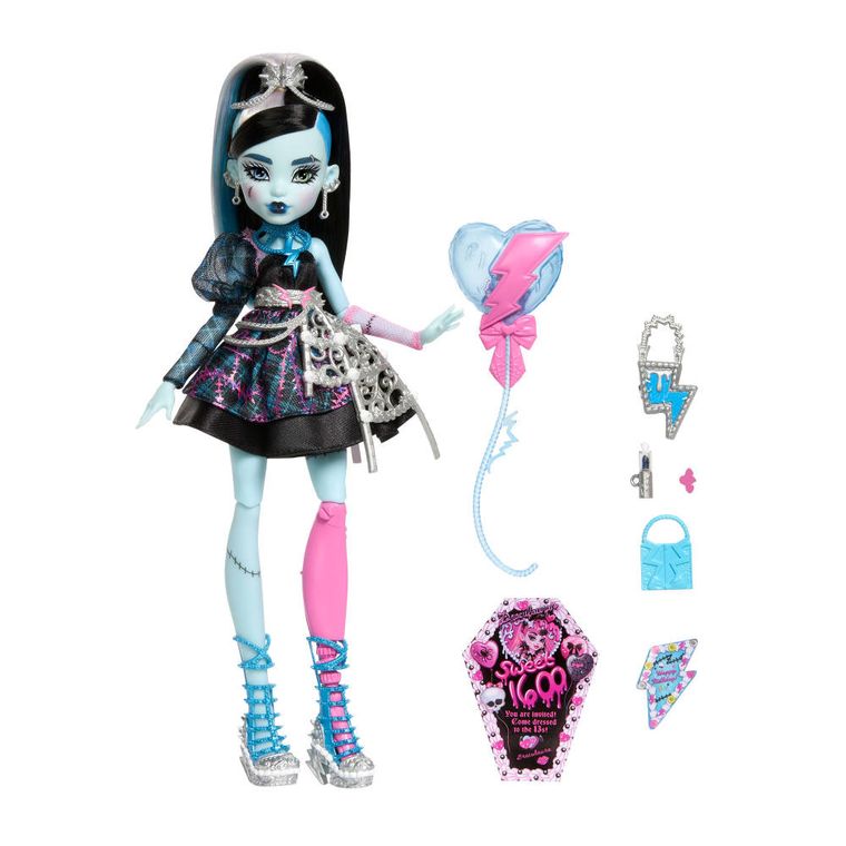 Monster High, Straszysłodkie urodziny, Frankie Stein, lalka