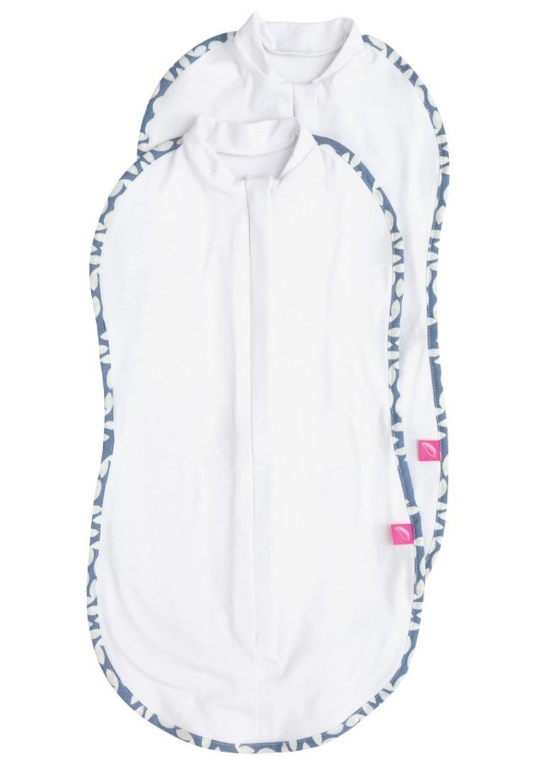 Motherhood, Classics Niebieski 2023, Zip&Swaddle, śpiworek, otulak, 0-2 m, 2 szt.