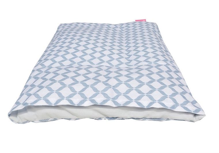 Motherhood, Classics Niebieski, płaska poduszka, 45-30 cm