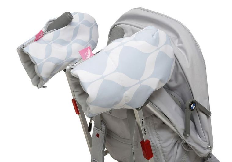 Motherhood, Classics Niebieski, wodoodporne mufki do wózka, 2 szt.