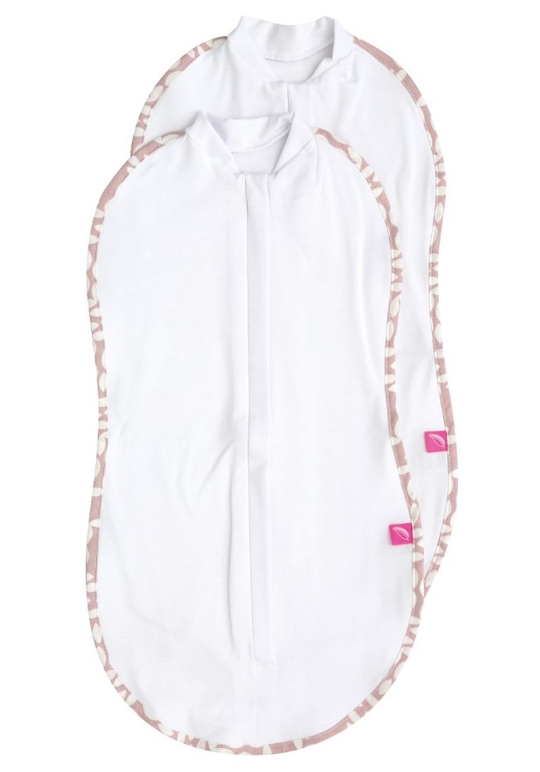 Motherhood, Classics Różowy 2023, Zip&Swaddle, śpiworek, otulak, 0-2 m, 2 szt.