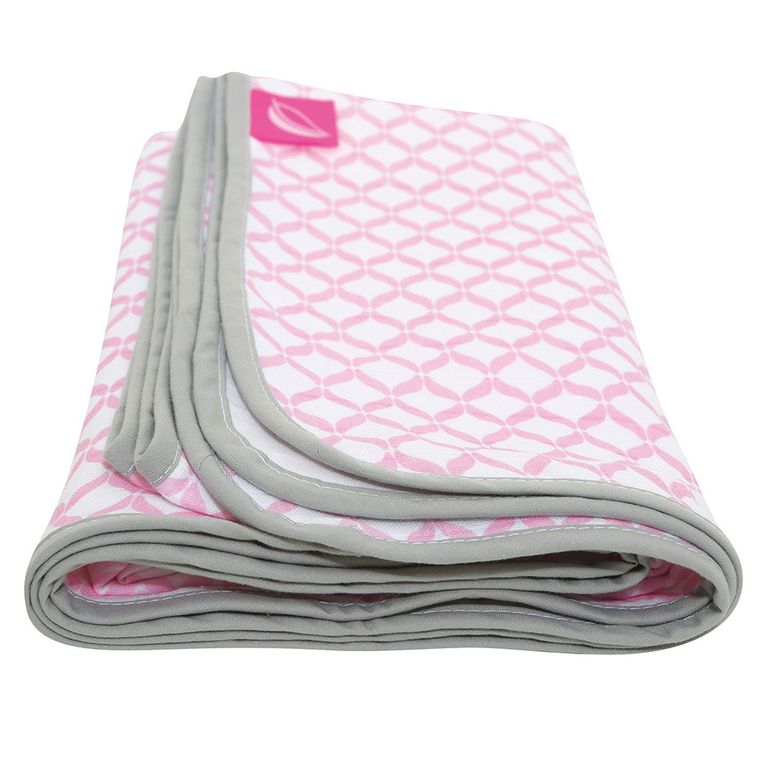 Motherhood, Classics Różowy kocyk muślinowy, dwuwarstwowy, 100-120 cm