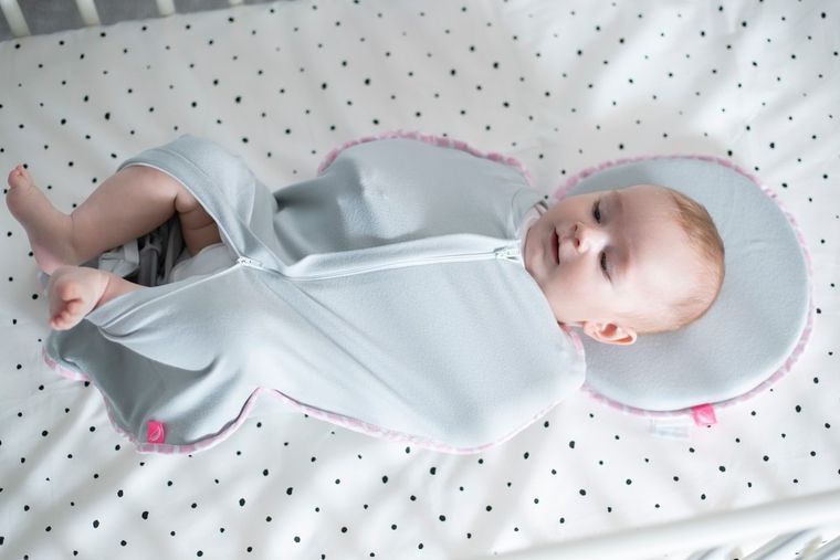 Motherhood, Classics Różowy, Zip&Swaddle, otulak, rozmiar 1, 2,5-5 kg