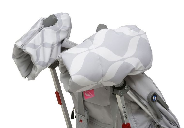 Motherhood, Classics Szary, wodoodporne mufki do wózka, 2 szt.