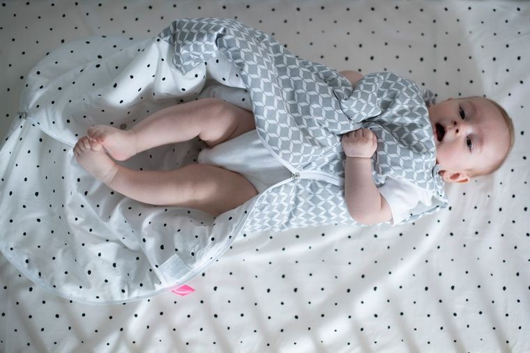 Motherhood, Classics Szary, Zip-A-Round, śpiworek 2w1, TOG 2, 3-18 m