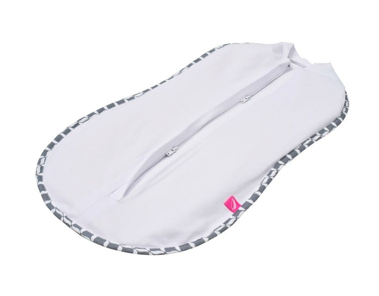 Motherhood, Classics Szary, Zip&Swaddle, otulacz, rozmiar 1, 2,5-5 kg, 2 szt.