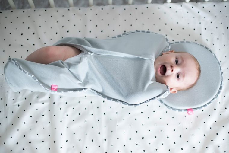 Motherhood, Classics Szary, Zip&Swaddle, otulak, rozmiar 1, 2,5-5 kg