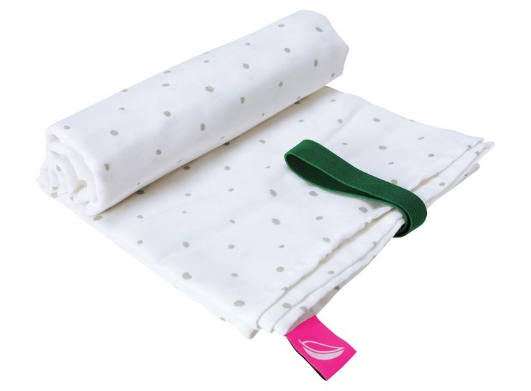 Motherhood, ECO Kropeczki Szare, ręcznik plażowy, 100-175 cm