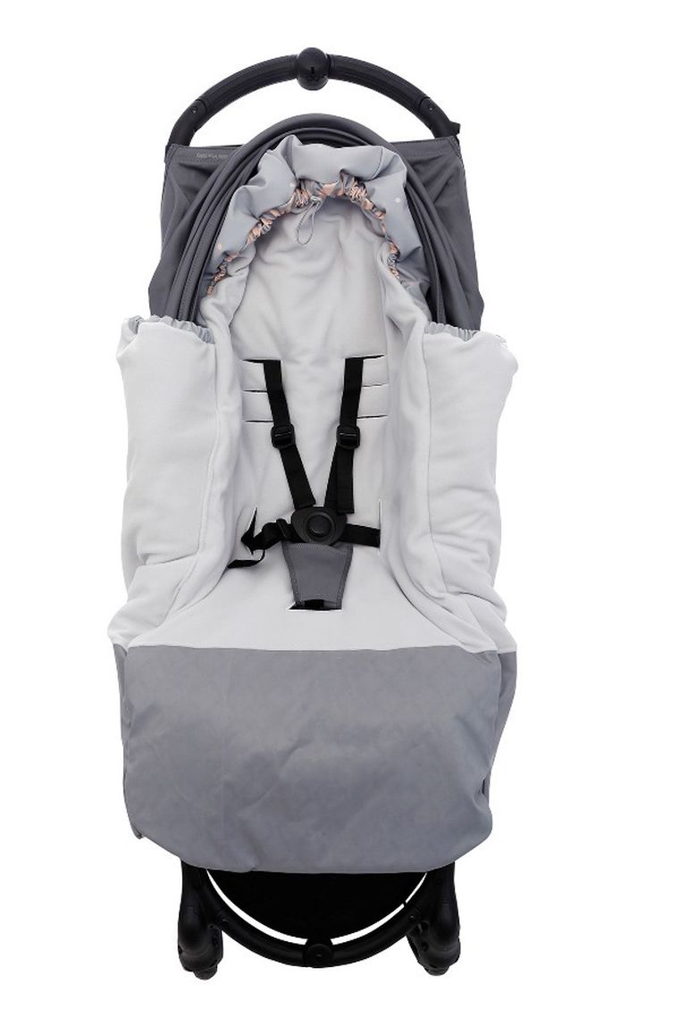 Motherhood, Kwadraty Różowe, śpiworek do spacerówki