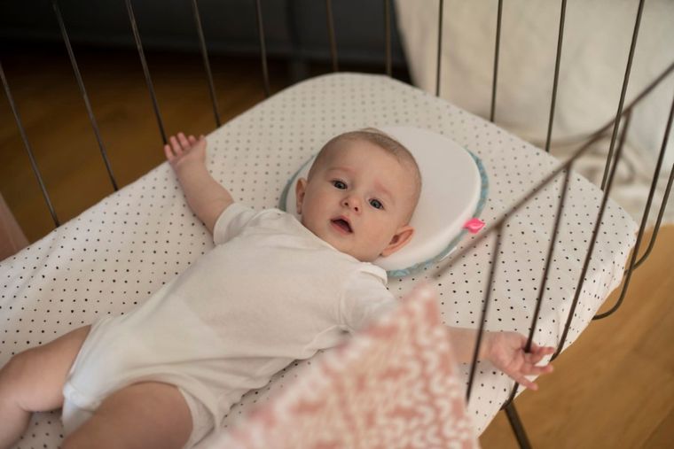 Motherhood, Ocelot Łososiowy, ergonomiczna poduszka stabilizująca dla niemowląt