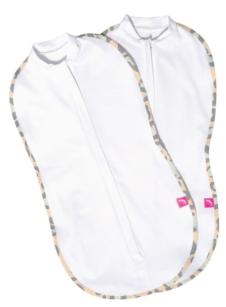 Motherhood, Ocelot Łososiowy, Zip&Swaddle, otulacz, rozmiar 1, 2,5-5 kg, 2 szt.