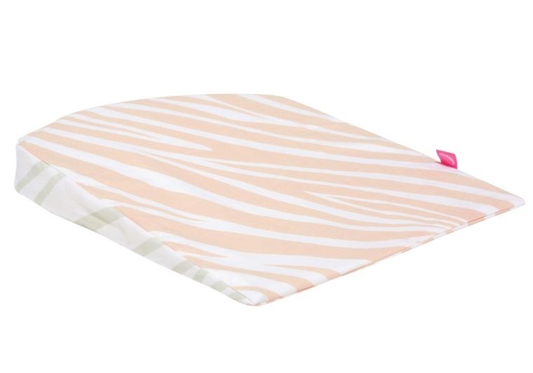 Motherhood, poduszka klin, mała, zebra łososiowa