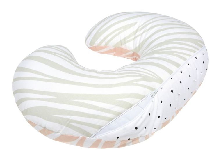 Motherhood, poszewka na poduszkę do karmienia, zebra łososiowa