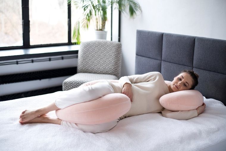 Motherhood, Premium, poduszka dla kobiet w ciąży i do karmienia, różowa