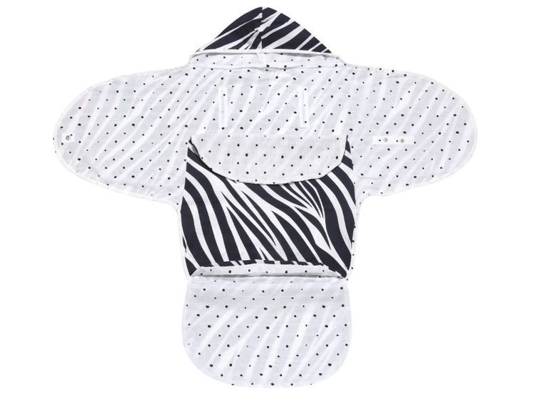 Motherhood, Zebra Niebieska, otulacz samochodowy