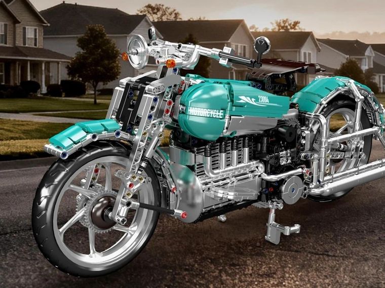 Mould King, American Cruiser Motorcycle, klocki, 1971 elementów